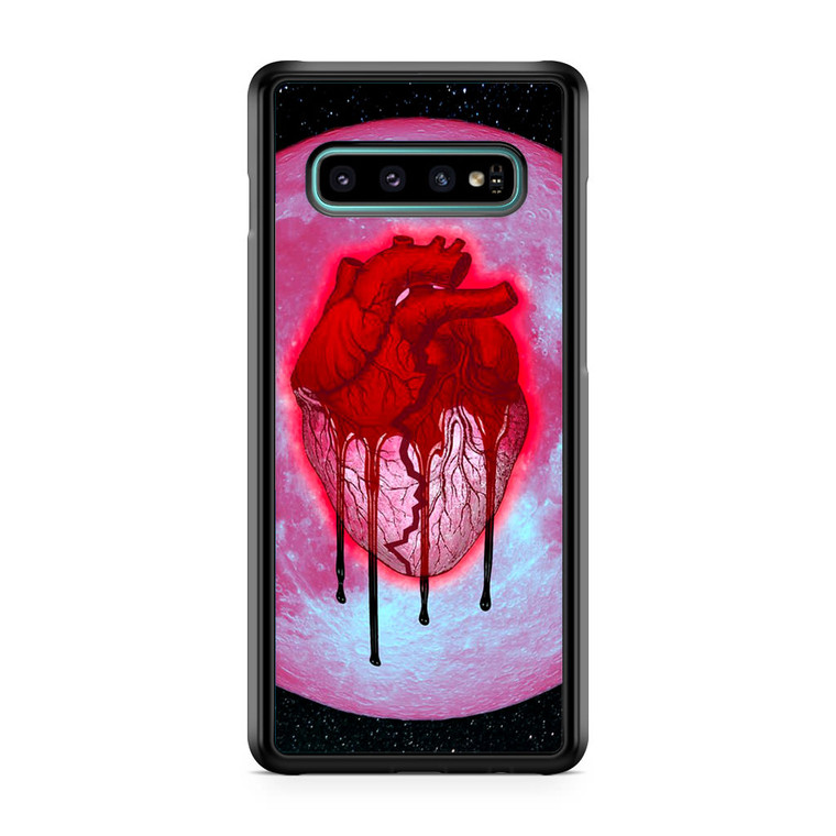 Chris Brown Heartbreak on a Full Moon Samsung Galaxy S10 Plus Case