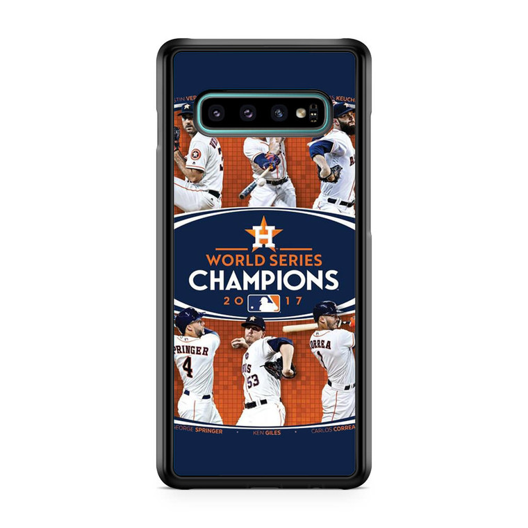Houston Astros 2017 World Series Champions Samsung Galaxy S10 Plus Case