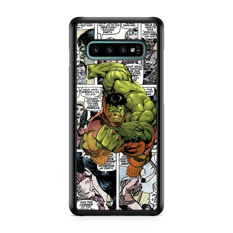 Hulk Comic Samsung Galaxy S10 Plus Case
