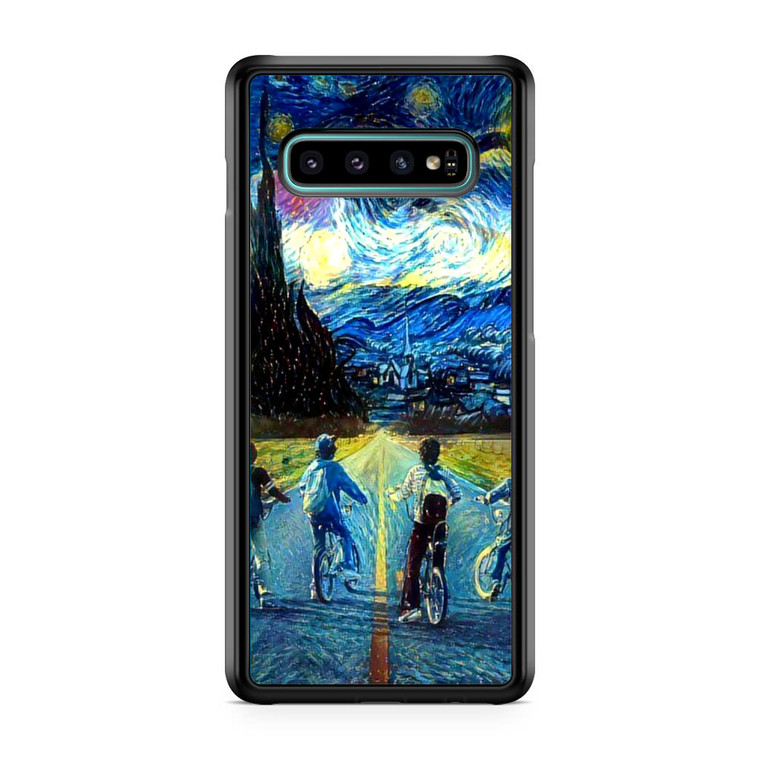 Stranger Things Starry Night Samsung Galaxy S10 Plus Case