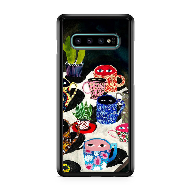 Suspicious mugs Samsung Galaxy S10 Plus Case