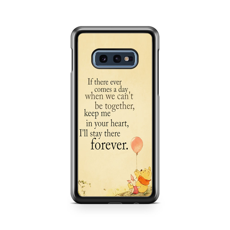 Winnie The Pooh Quotes Samsung Galaxy S10e Case