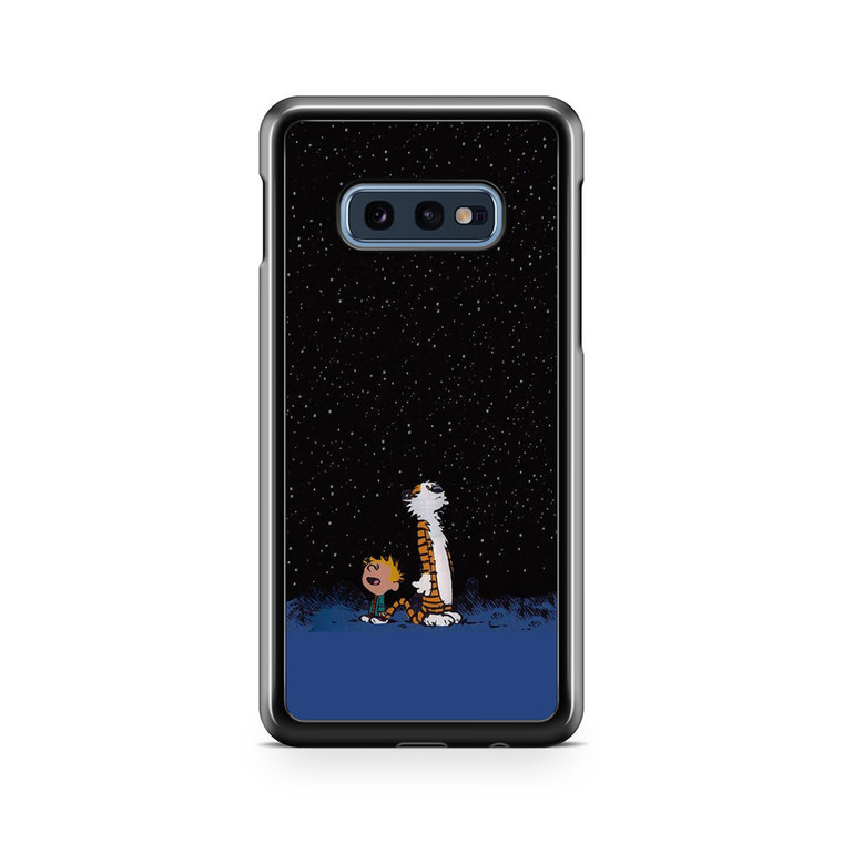 Calvin and Hobbes Space Samsung Galaxy S10e Case