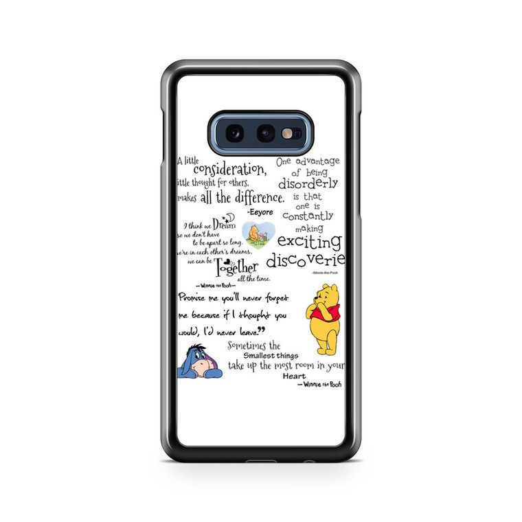 Winnie The Pooh Samsung Galaxy S10e Case