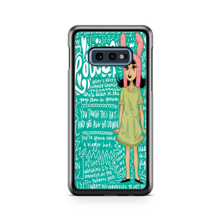 Geez Louise Bobs Burgers Samsung Galaxy S10e Case