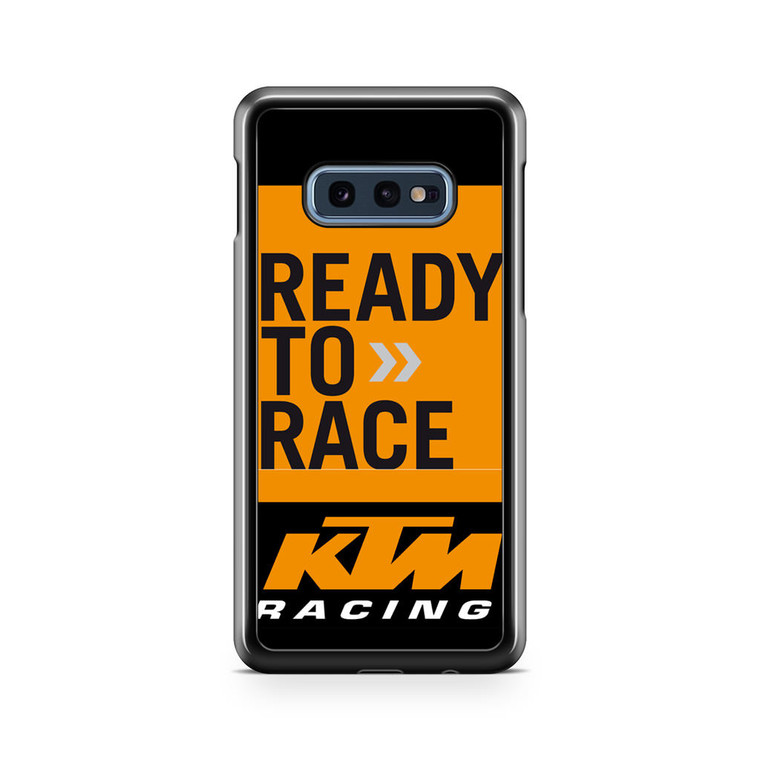 KTM Racing Ready To Race Samsung Galaxy S10e Case