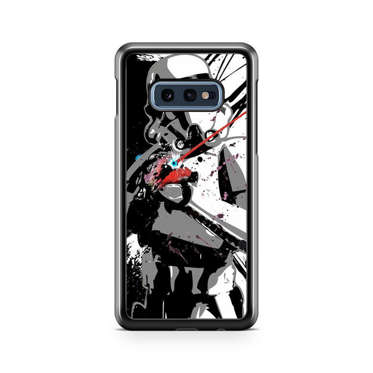 Star Wars Stormtrooper Art Print Illustration Samsung Galaxy S10e Case