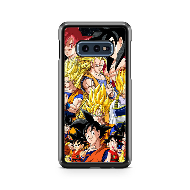 Dragon Ball Z Son Goku Collage Samsung Galaxy S10e Case