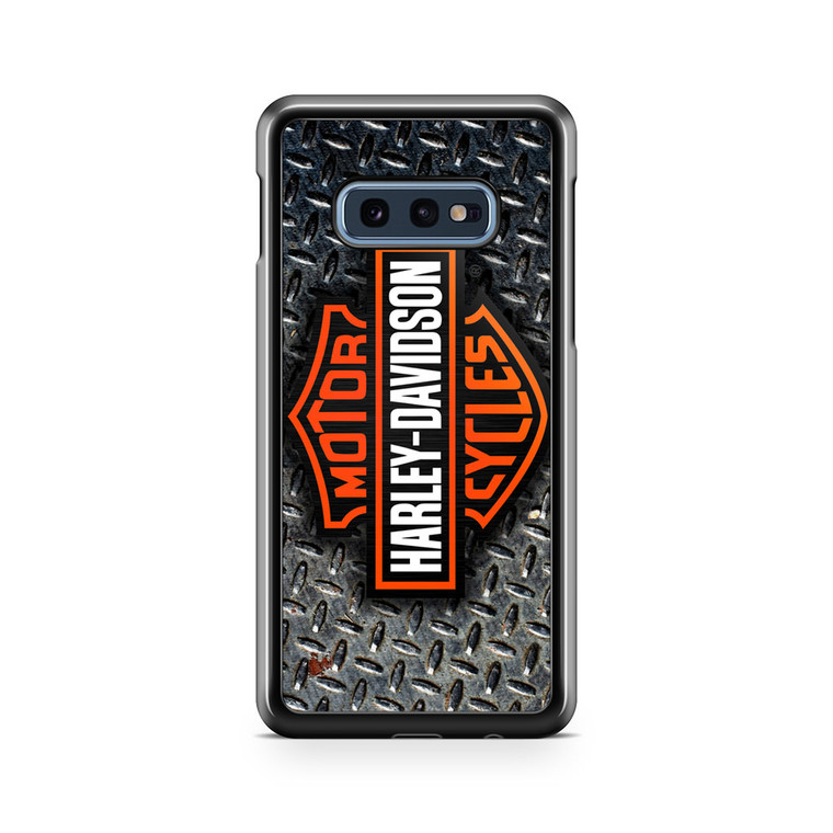 Harley Davidson Logo Diamond Plate Samsung Galaxy S10e Case