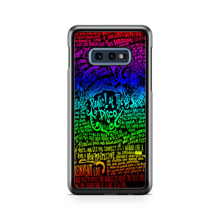 Panic At The Disco Lyrics Samsung Galaxy S10e Case