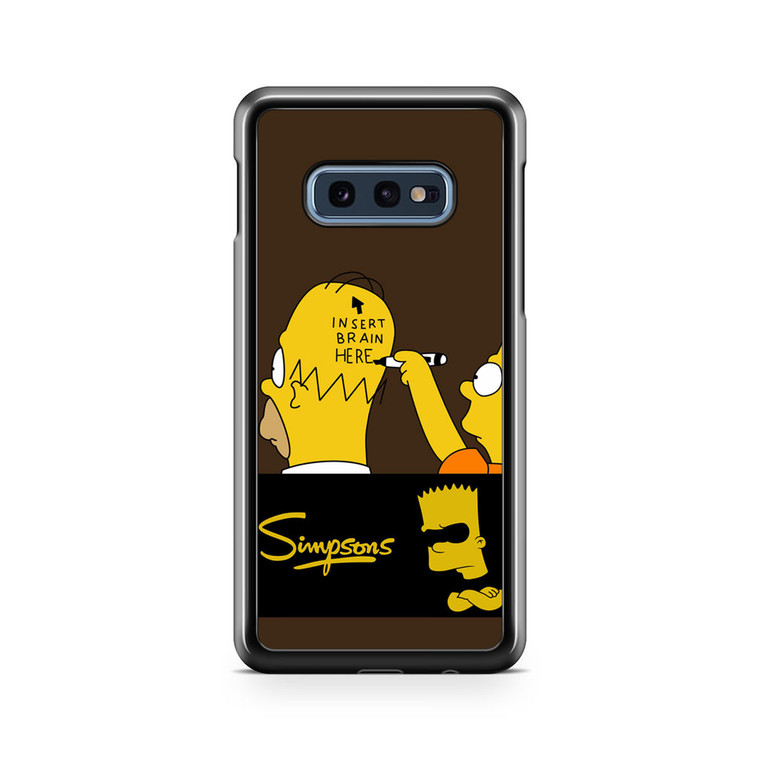 Simpsons Naughty Bart Samsung Galaxy S10e Case