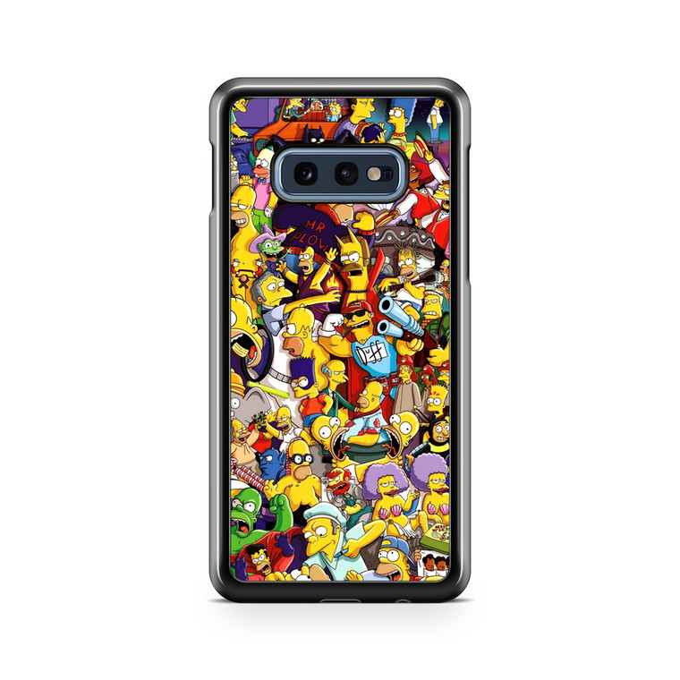 The Simpsons Characters Samsung Galaxy S10e Case