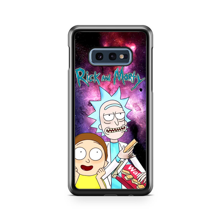 Rick and Morty Nebula Space Samsung Galaxy S10e Case