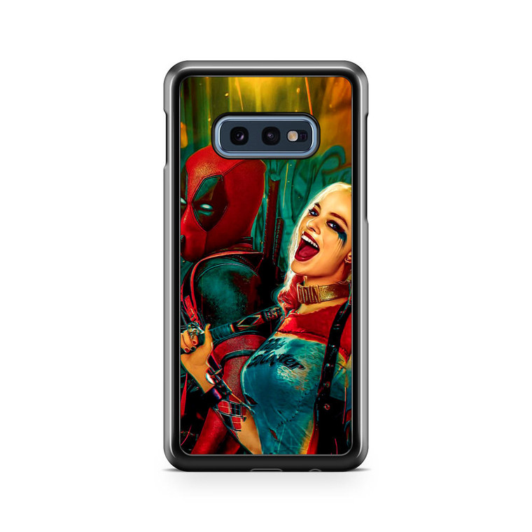 Suicide Squad Harley Quinn and Deadpool Samsung Galaxy S10e Case