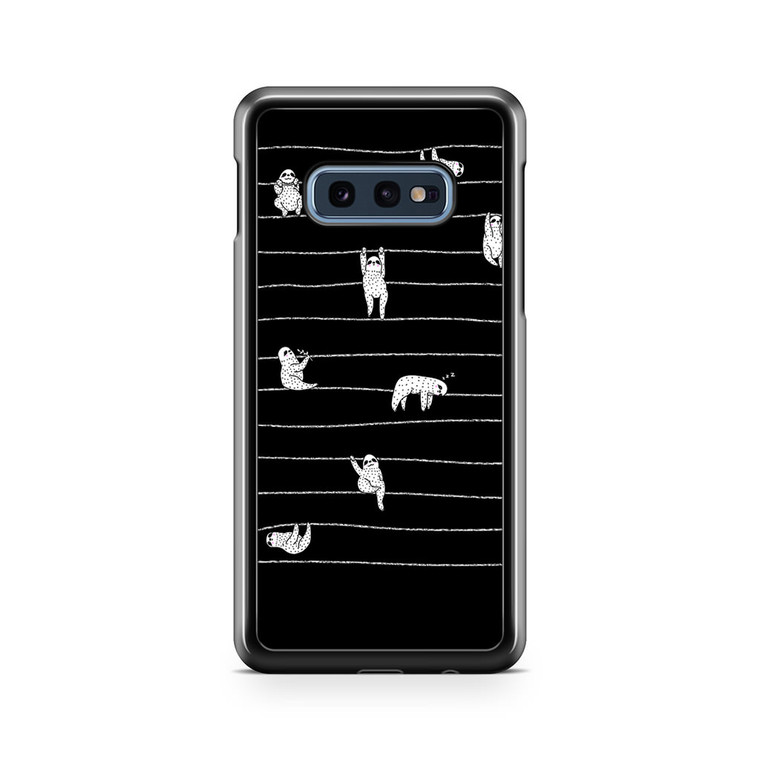 Sloth Stripes Samsung Galaxy S10e Case