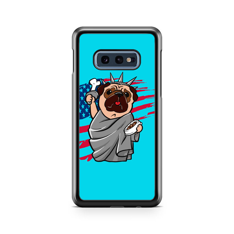 4th of July, Independence day Pug Samsung Galaxy S10e Case