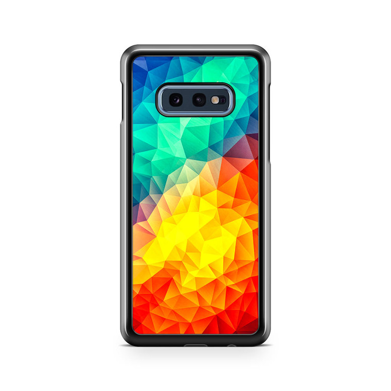 Abstract Multi Color Cubizm Painting Samsung Galaxy S10e Case