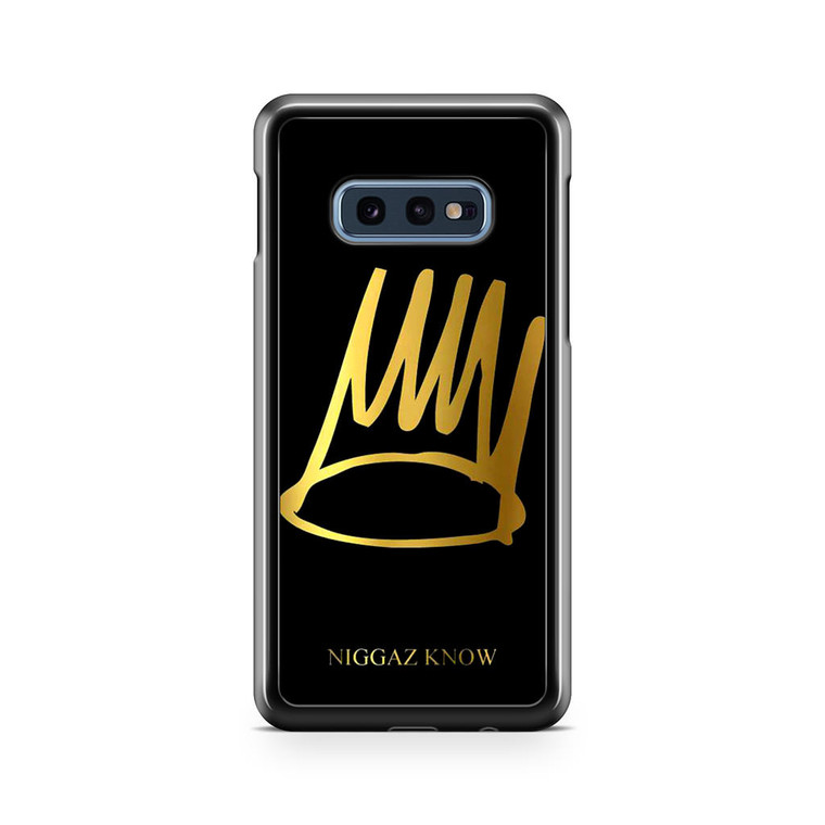 J Cole Crown Born Sinner Samsung Galaxy S10e Case