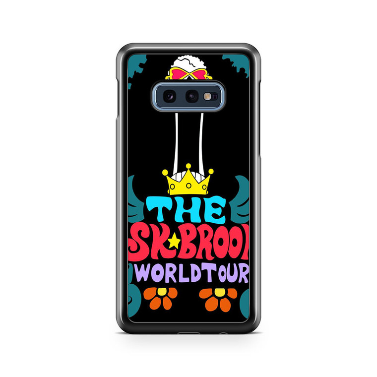 One Piece Brook World Tour Poster Samsung Galaxy S10e Case