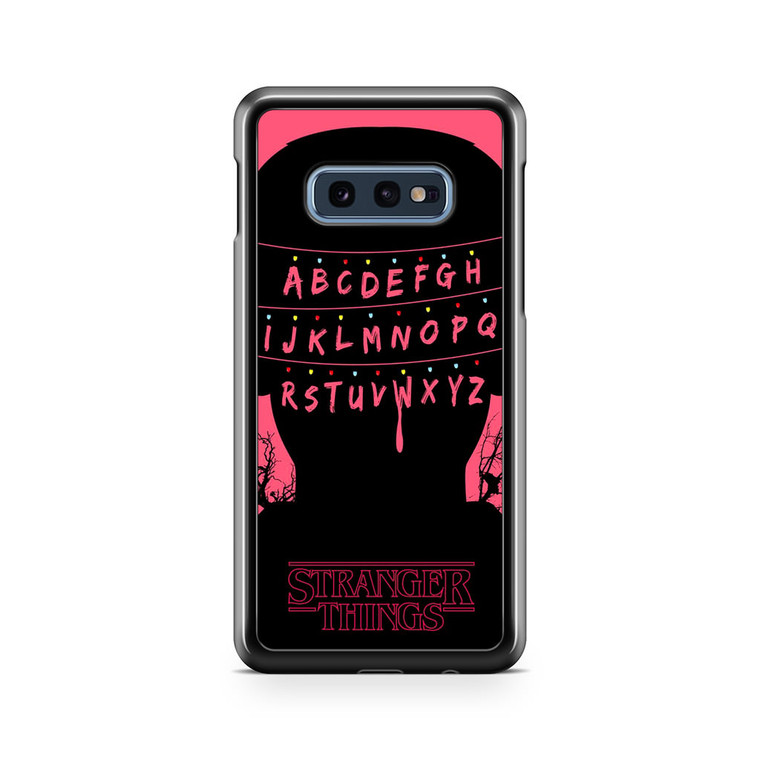 Stranger Things Alphabets Samsung Galaxy S10e Case