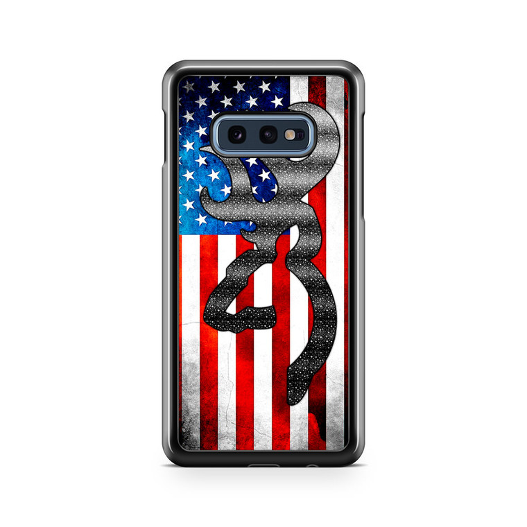 Browning American Flag Samsung Galaxy S10e Case