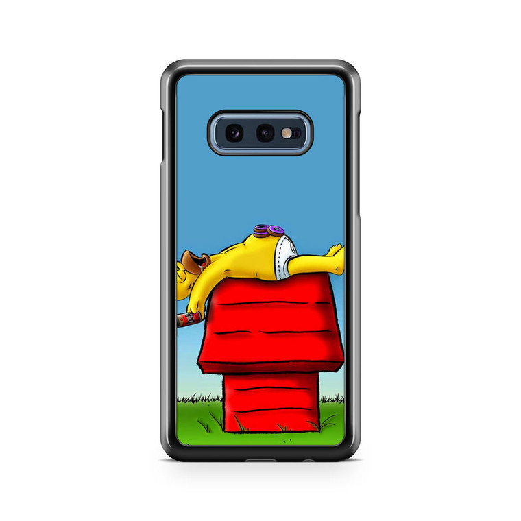 Homer X Snoopy Samsung Galaxy S10e Case