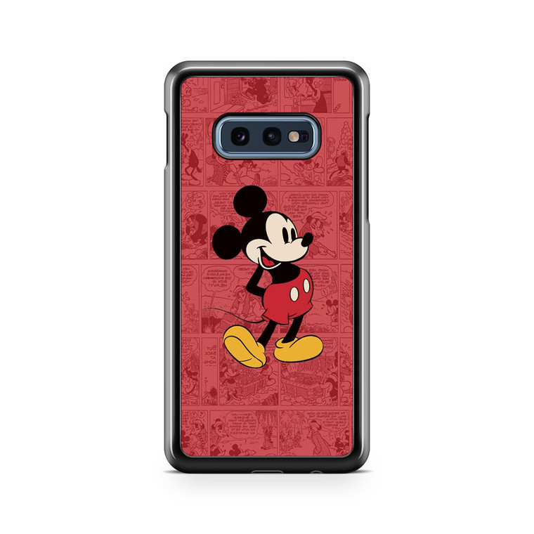 Mickey Mouse Black Samsung Galaxy S10e Case