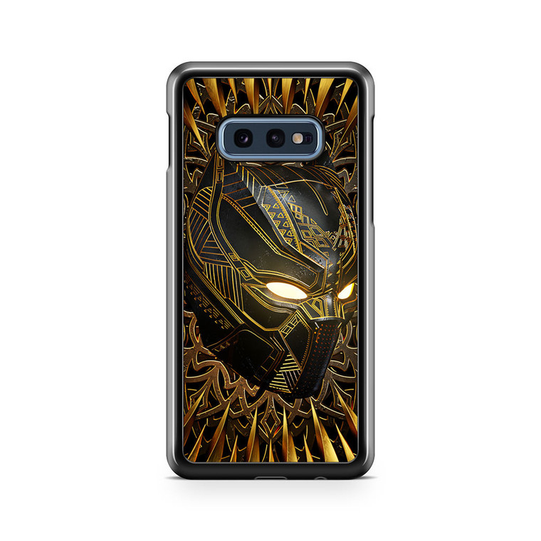 Black Panther Gold Mask Samsung Galaxy S10e Case