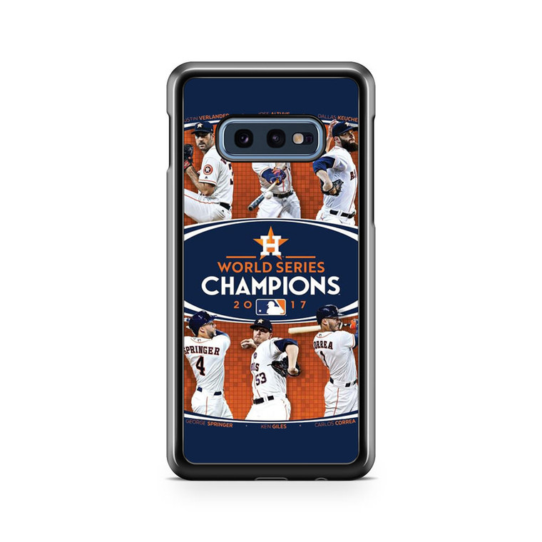 Houston Astros 2017 World Series Champions Samsung Galaxy S10e Case
