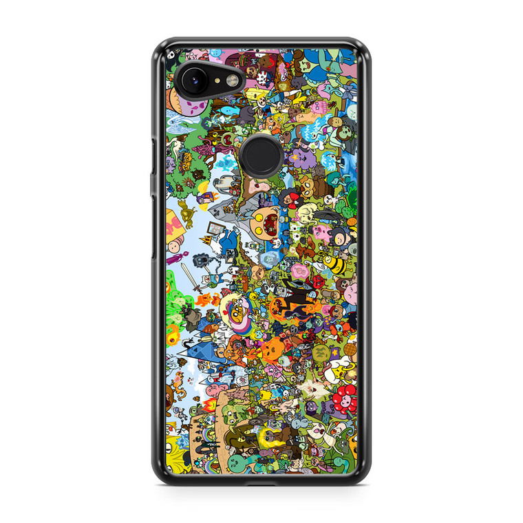 Adventure Time All Character Google Pixel 3 Case