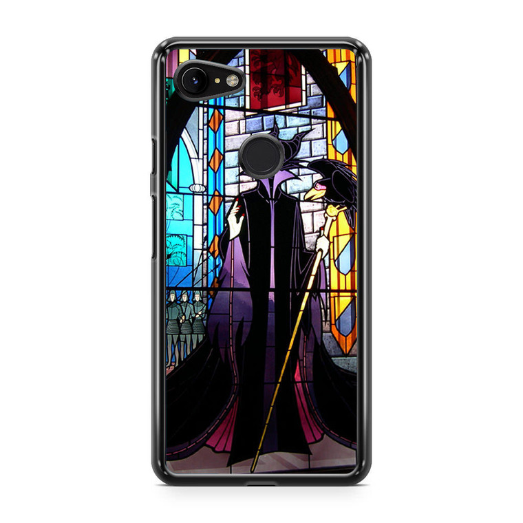 Maleficent Sleeping Beauty Glass Design Google Pixel 3 Case