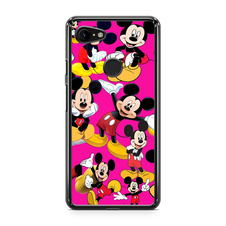 Mickey Collage Google Pixel 3 Case