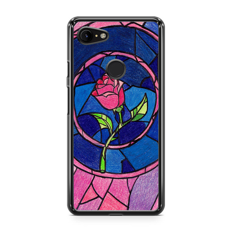 Beauty and The Beast Rose Flower Google Pixel 3 Case
