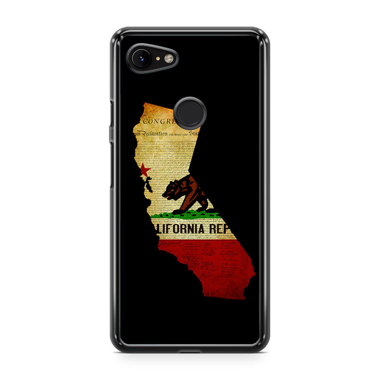 California State Grunge Google Pixel 3 Case