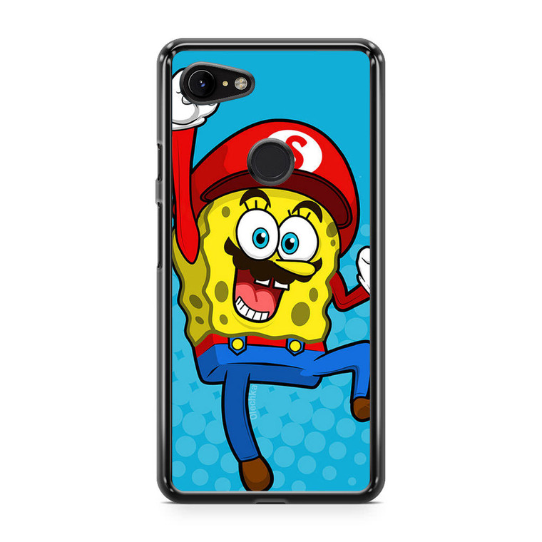 Spongebob Super Mario Google Pixel 3 Case