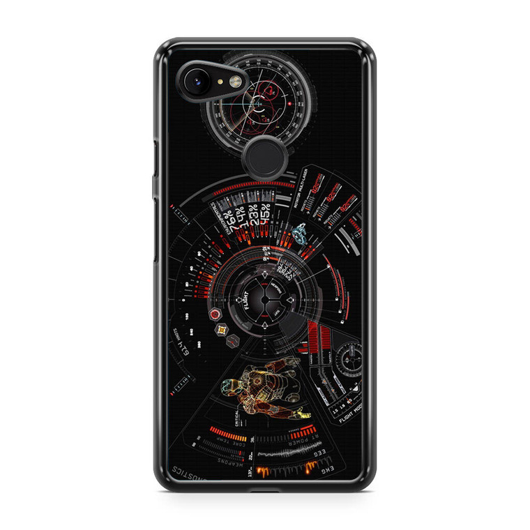 Iron Man Suit Diagnostic Google Pixel 3 Case