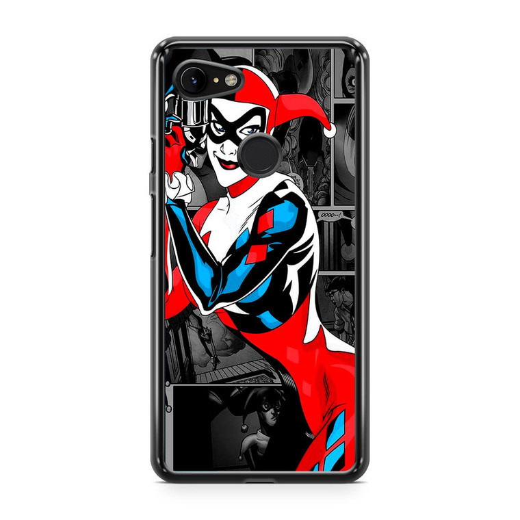 Harley Quinn Comics Collade Google Pixel 3 Case