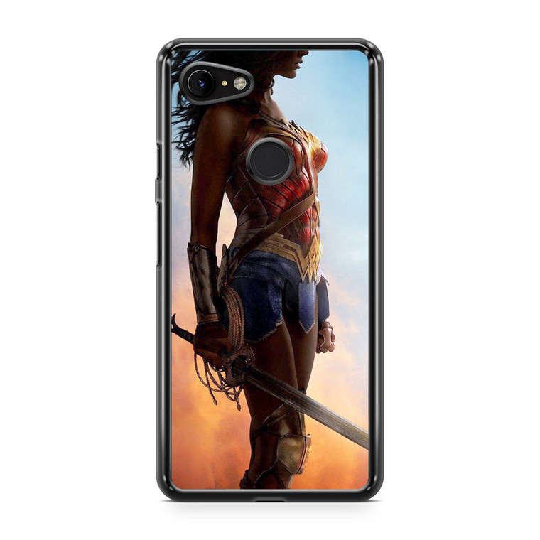 Wonder Woman Art Poster Hero Google Pixel 3 Case