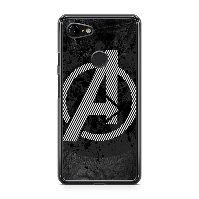 Avengers Logo Stripes Google Pixel 3 Case