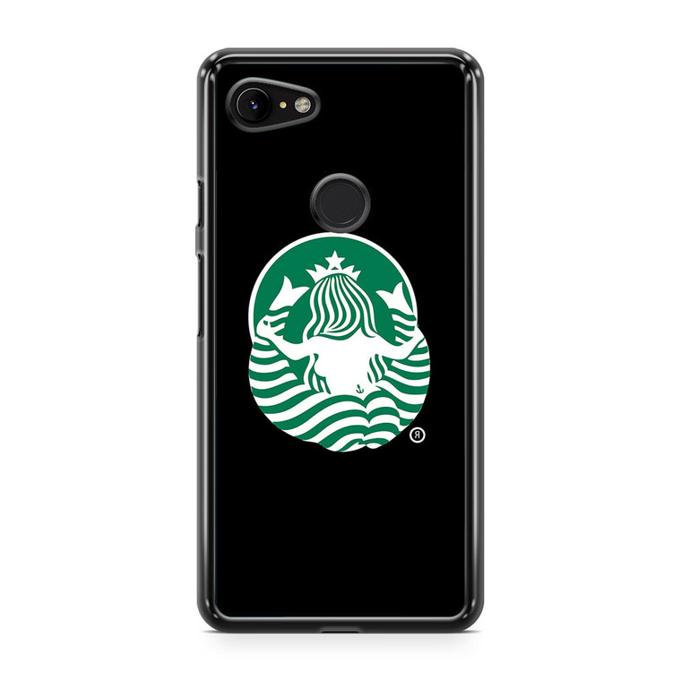 Back of Starbuck Logo Google Pixel 3 Case