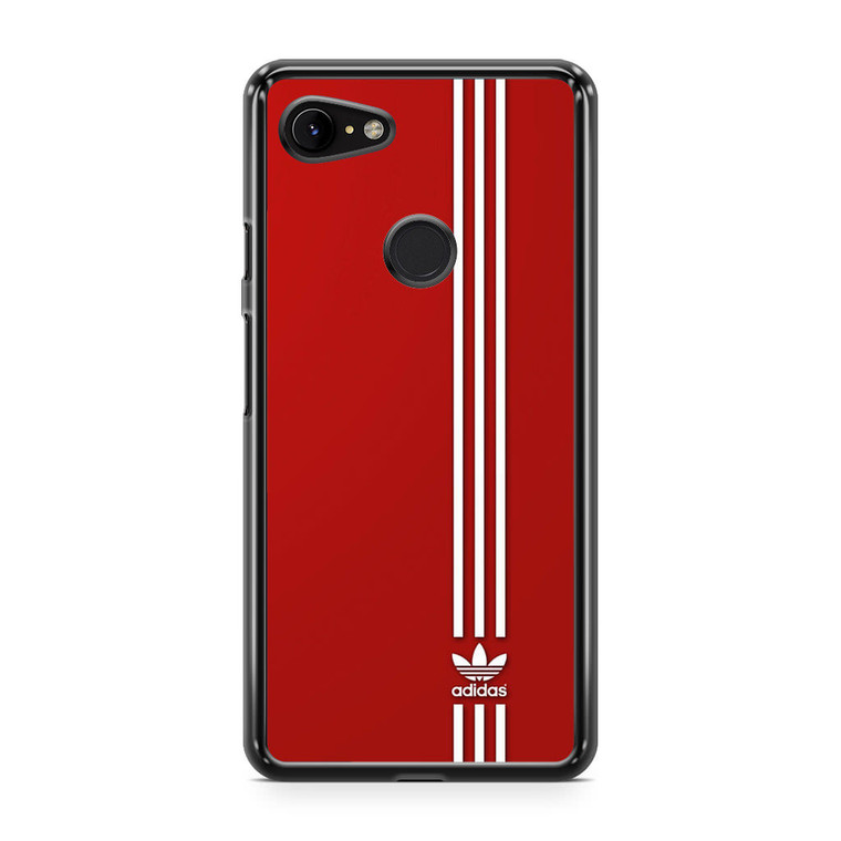 Brand Adidas Red White Sport Google Pixel 3 Case