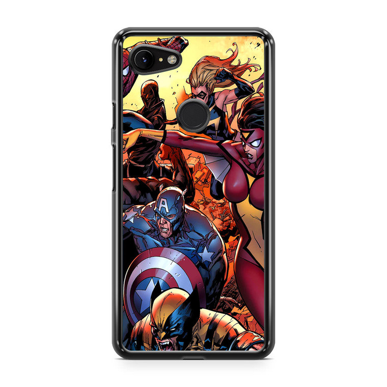 Heroes New Avengers Google Pixel 3 Case