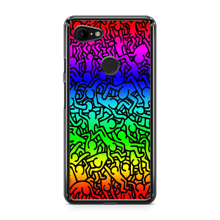 Keith Haring Google Pixel 3 Case