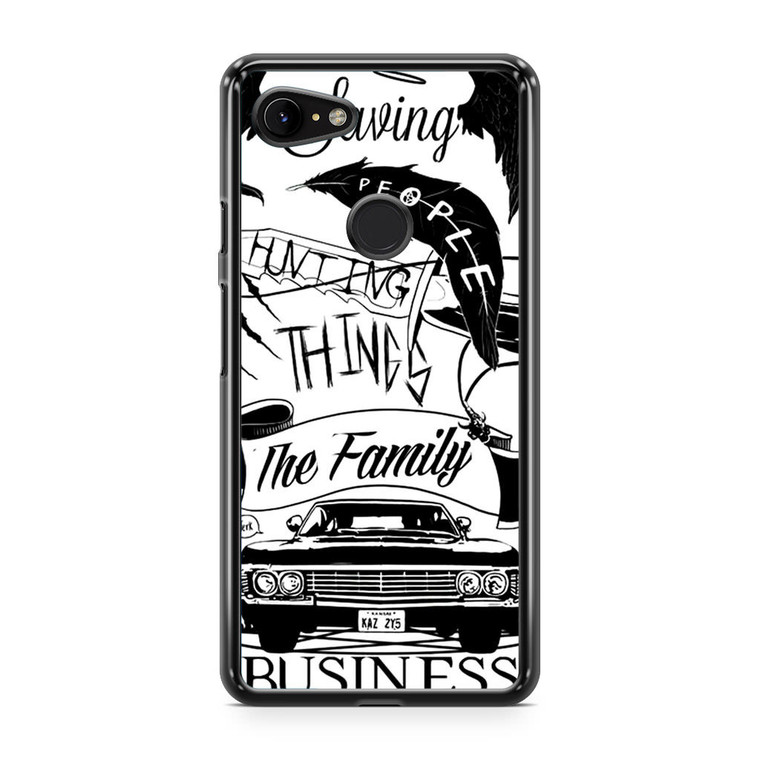 Supernatural Family Business Saving People Google Pixel 3 Case