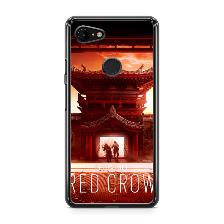 Rainbow Six Siege Operation Red Crow Google Pixel 3 Case