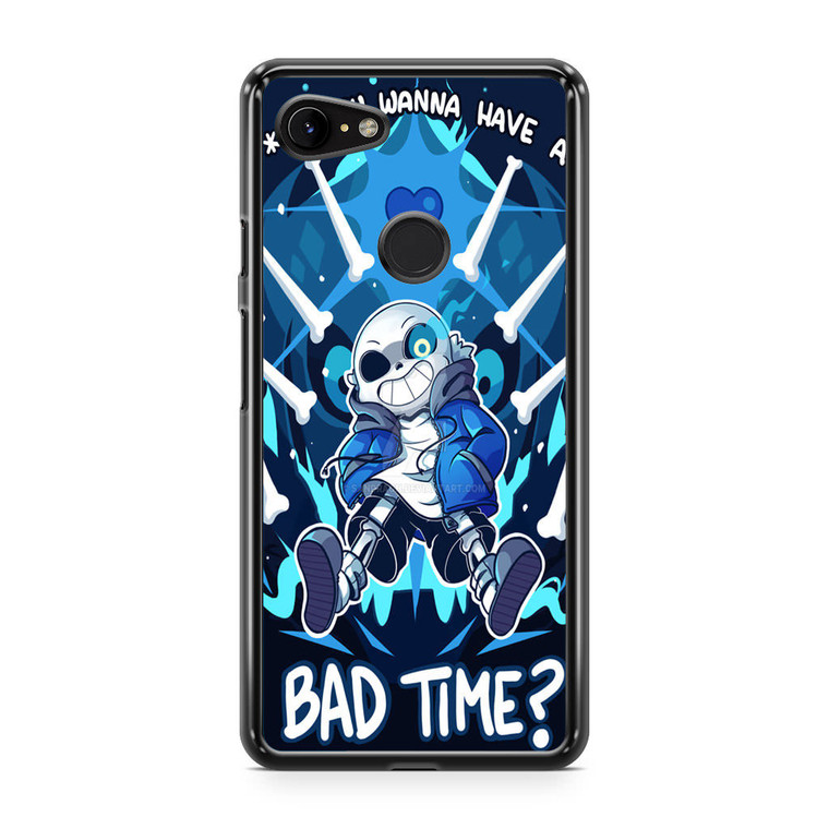 Undertale Sans Bad Time Google Pixel 3 Case