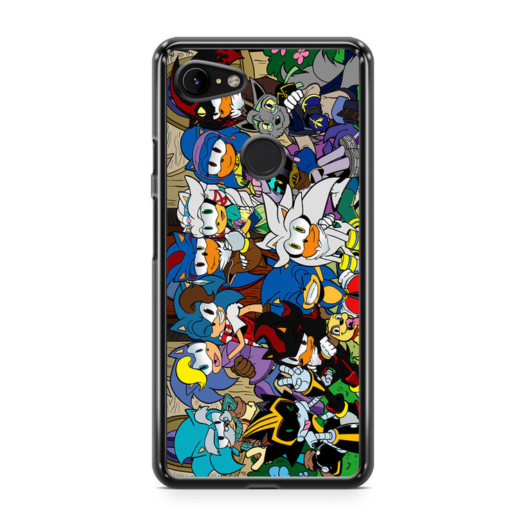 Original Characters Sonic Google Pixel 3 Case