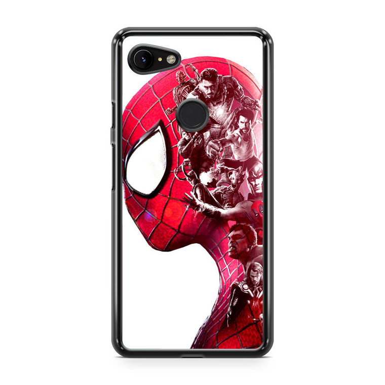 Spiderman Superheroes Marvel Google Pixel 3 Case