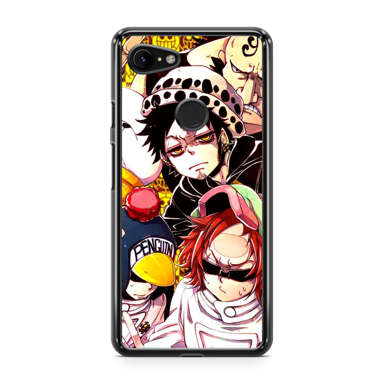 One Piece Heart Pirates Google Pixel 3 Case