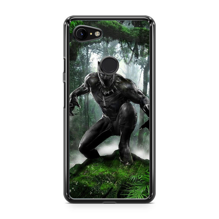 Black Panther Ready To Fight Google Pixel 3 Case